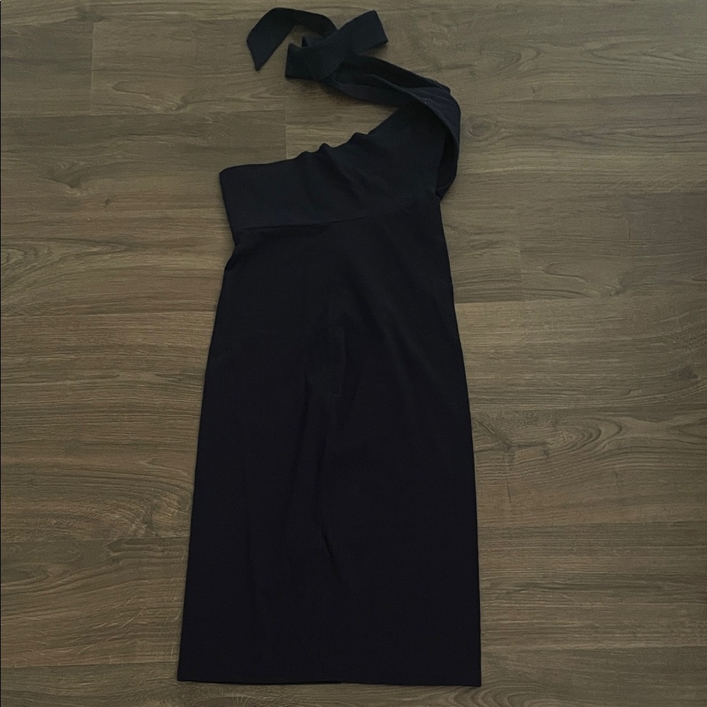 American Apparel One-Shoulder Navy Blue Bodycon dress